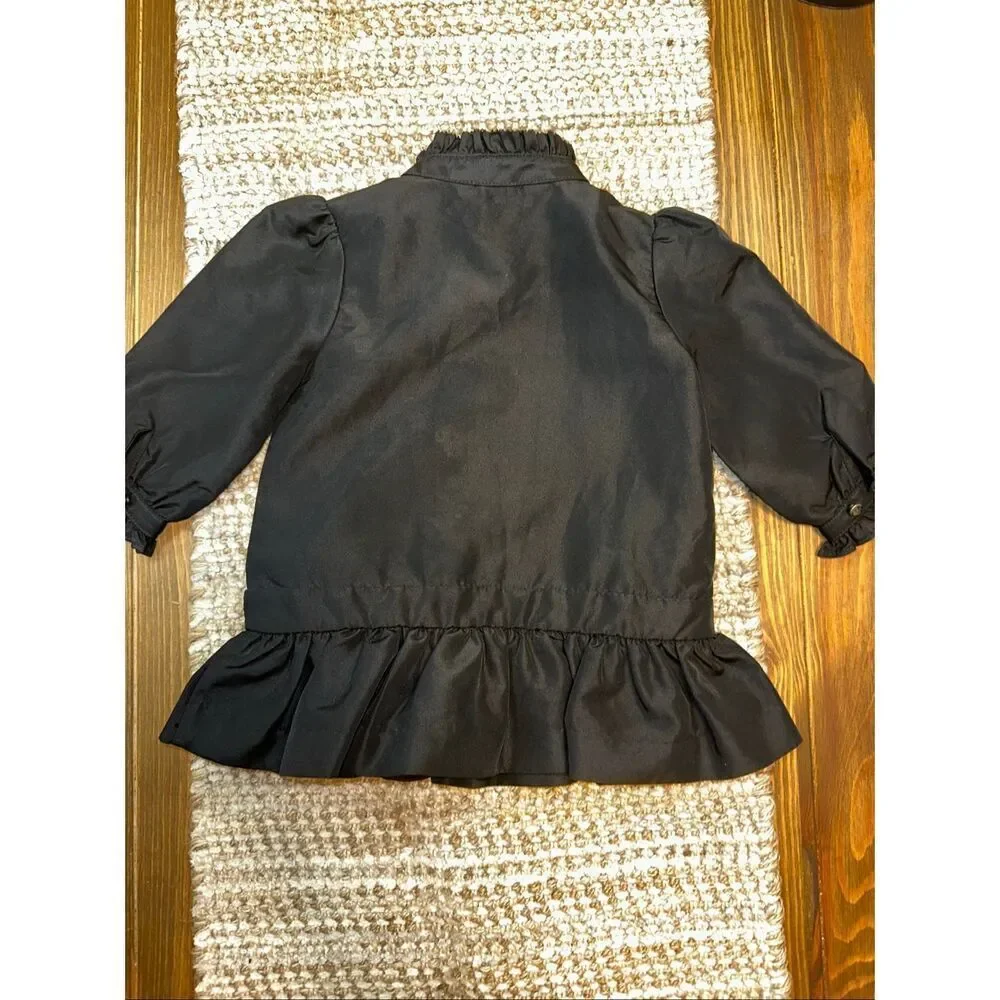 Ralph Lauren 6 months  Baby Girl Black Long Sleeve Dress Formal Wear Holiday Par